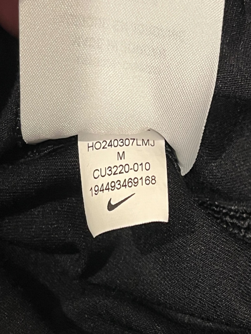 Women’s Nike Dri-Fit Black Running Athletic Quarter Zip Pullover M - Picture 9 of 9